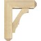 Ekena Millwork Balboa Craftsman Rough Sawn Bracket w/ Offset Brace, Douglas Fir, 6"W x 16"D x 20"H BKT0604X16X20BOA04RDF - alternate 3